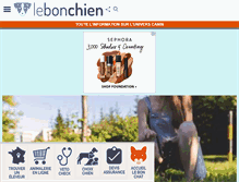 Tablet Screenshot of lebonchien.fr